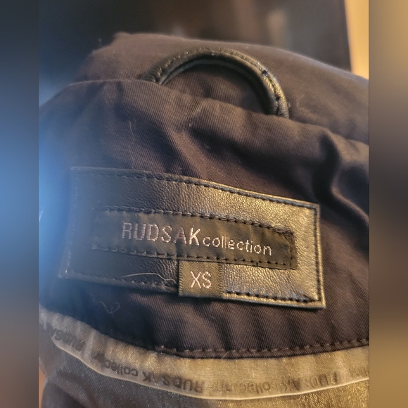 Rudsak fall/spring 3/4 length  jacket W/ leather trim - Picture 11 of 11